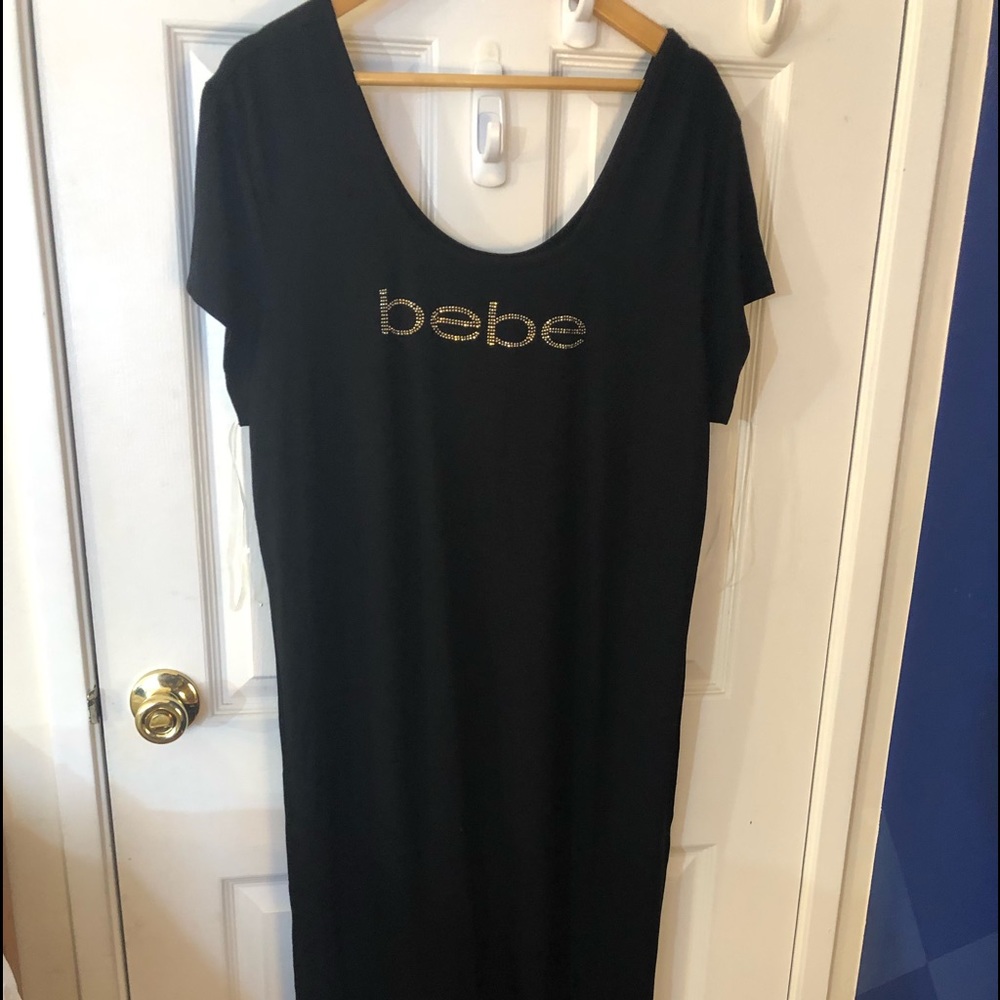 bebe maxi dress